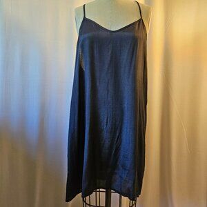 Chan Luu Blue Sheer Slip Dress